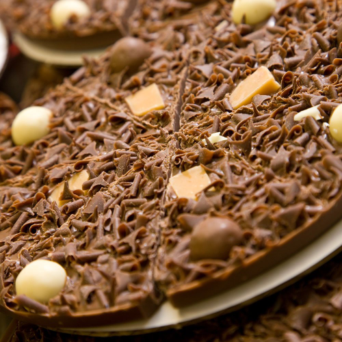 Heavenly Honeycomb Chocolate Pizza