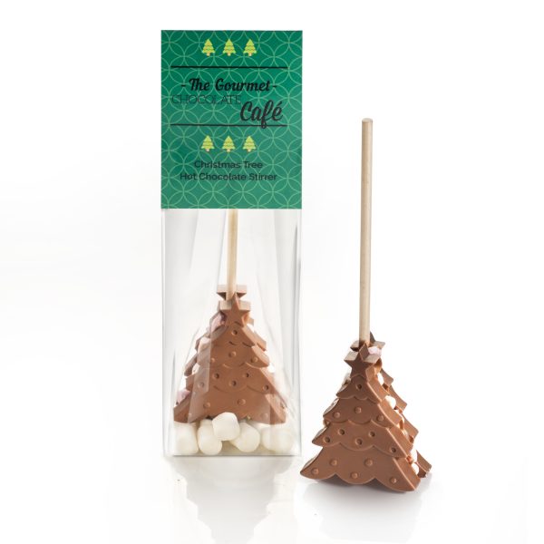 Christmas tree hot chocolate stirrer